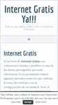 Mobile Screenshot of internetgratisya.com